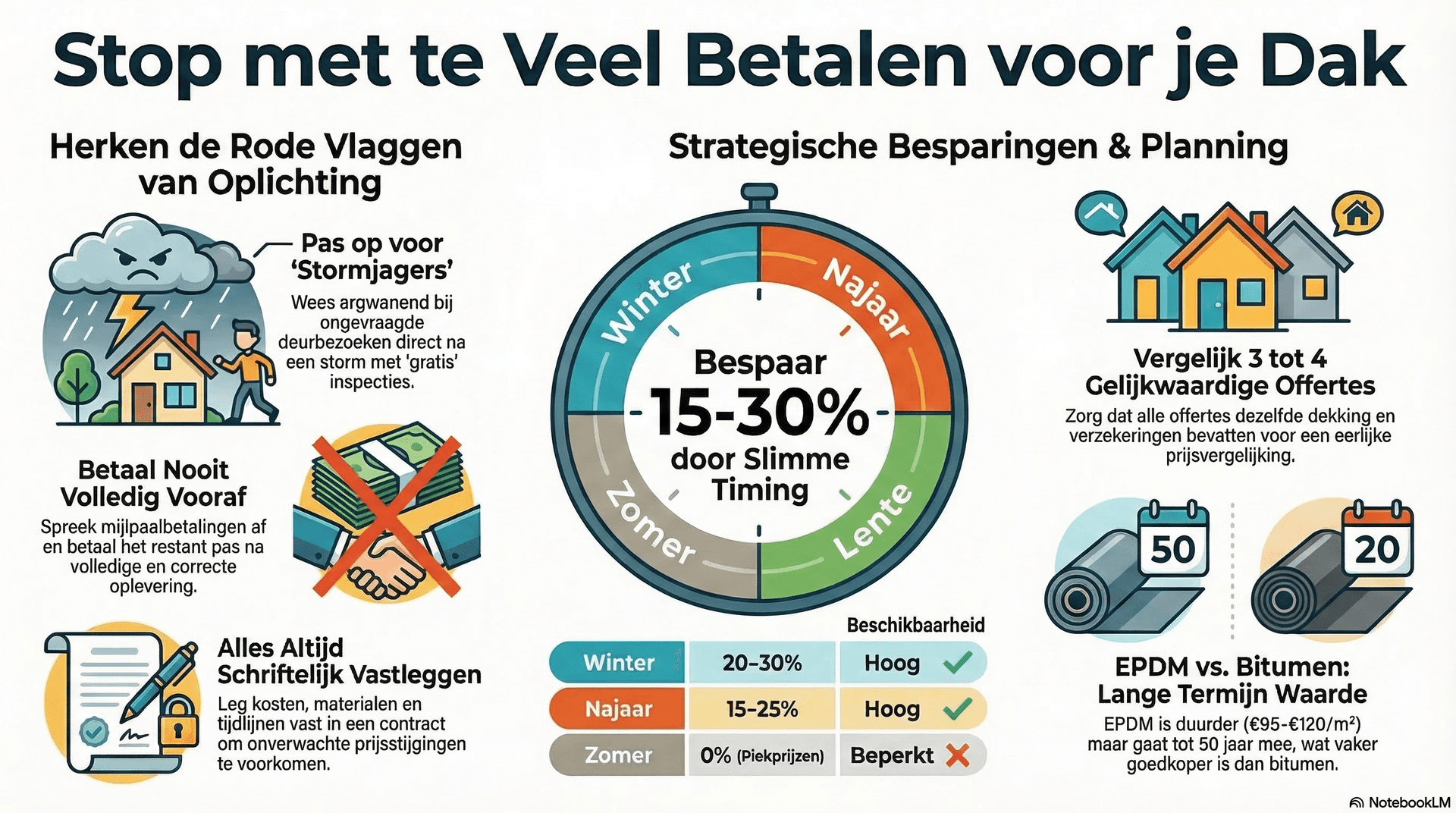 Wat Dakdekkers Je Nooit Vertellen: Bespaar tot 40% op je Dakreparatie